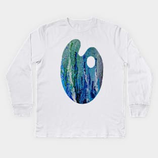 Paint Palette Kids Long Sleeve T-Shirt